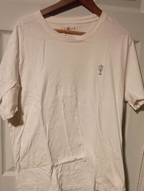 Jordan White Short Sleeve Tee with Small Chest Logo